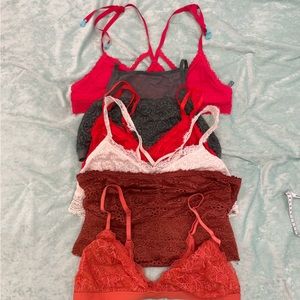 Aerie Lace Bralette Bundle Size XL